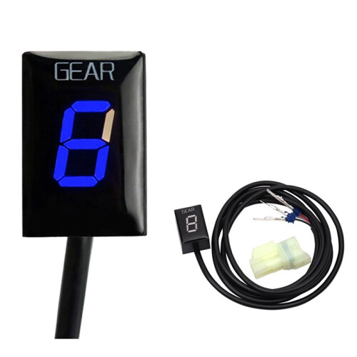 Digital Gear Indicator Led Gear Display for  Motorcycle Lcd Digital Display Gear Display Table ( Light)