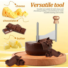 Käse-Lockenrad, Handlicher Käseschneider Aus Edelstahl zum Formen Von Rosenförmigen Scheiben, für Den Hausgebrauch