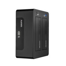MAIWO Two-Way SAS to  External Hard Drive Enclosure Clone Docking Station for 2.5" / 3.5" HDD/SSD Hard Drive Dock