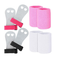 2 Pairs Gymnastics Grips Wristbands Sets  Gymnastic Hand Grips Protection and Wrist Support Sports Accessories