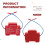 Distribution Box/Cabinet Flame Retardant Device DIN Rail Stick- Dual- Design Engine Compartment Non-Pollution 7