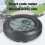 Backlight Bike Computer Waterproof Round Shaped Bike Computer Backlight Screen Cycle Odometer 8