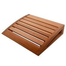Wooden Sauna Headrest Handmade Ergonomic Neck Pillow for Steam Room Relaxation Teens Women Men Home Spa Comfort