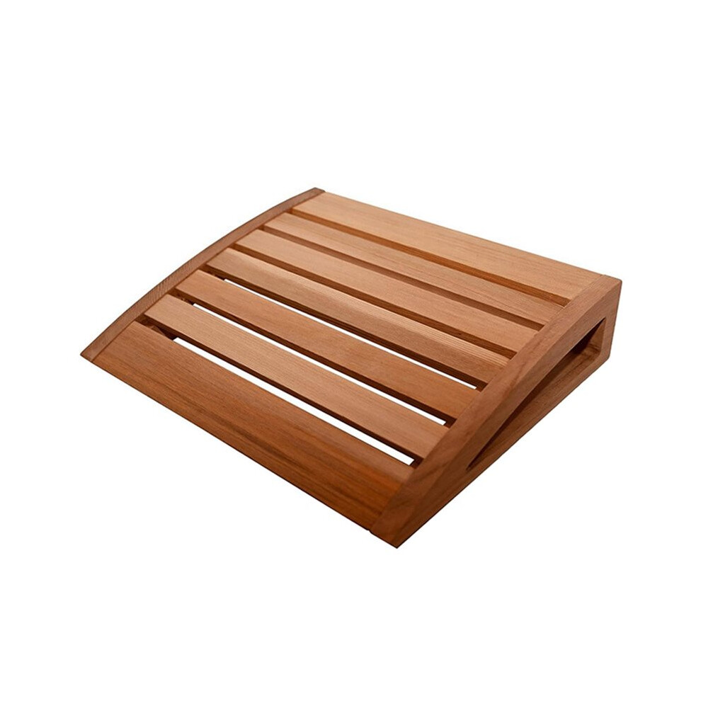 Tlily Wooden Sauna Headrest Handmade Ergonomic Neck Pillow For Steam Room Relaxation Teens Women Men Home Spa Comfort