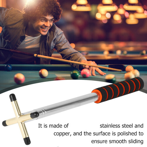 Retractable Billiard Stick Pool Table Billiards Cue Bridge Stick with Replaceable Bridge  12.8-60" Expandable Pool 2