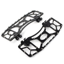 Motorcycle Wide Foot Pegs Floorboard MX Style for  Davidson Touring Electra Road Glide Dyna FLD Accessories