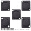5PCS Panel Mount Blank Plate, D-Type Cover Plate Patch Board, Panel Base for Connectors and XLR Connectors 1