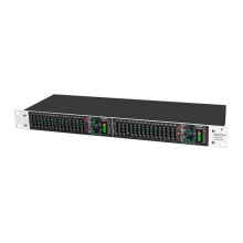 EQ215S Active Balanced Dual 15Band Graphic Equalizer Professional Audio Sound Processor for Studio/Live Performances(EU)