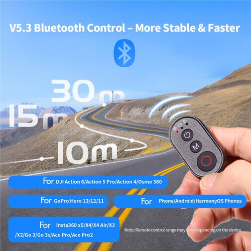 Wireless Camera Shutter  Remote Control for    for  Android HarmonyOS Smartphone No App 2