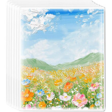 6 Pack Gel Printing Plates Set, 8 X 10 Inch Gel Plate for Printing, Monoprinting Printmaking Supplies for Card Making