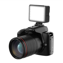 Caméra WiFi 4K Ultra HD avec Enregistrement Vidéo, pour Zoom Numérique 16x, Vision Nocturne Infrarouge Claire et Éclairage D'Appoint