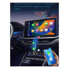 2 in 1 Ai Box Carplay Wireless Car Adapter for Car / Android Auto Wired to Wireless Converter