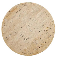 Outdoor LED Wall Light Waterproof Yellow Travertine Stone for Garden Villa Fence 25CM