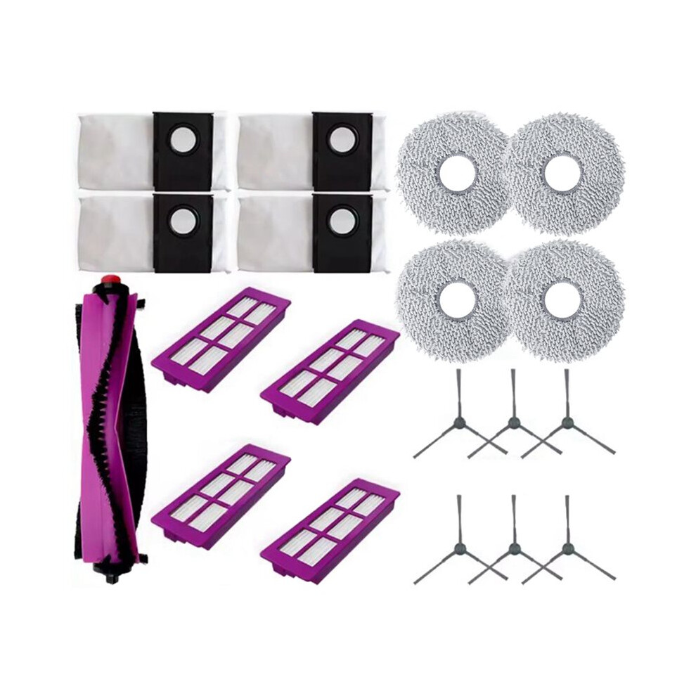 Vacuum Main Side Brush Hepa Filter Mop Cloth Dust Bag Set For J15 Pro Ultra Vacuum Cleaner Replacement Parts 4713116629503