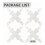 4Pcs Bed Sheet Detangler Reduces Laundry Tangles,Keep Bed Sheets/Duvet Covers/Blankets From Tangling,Twisting 4