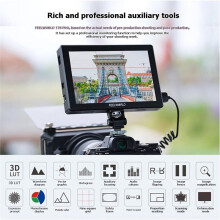 FEELWORLD T7 PRO 7 Inch 2000NIT Camera Field Video Monitor with 4K -Compatible Aluminium Housing