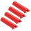 Multi-Function Track Clamp Cover for Woodworking, 4pcs Set Quick Clamp Rubber Sleeve Red 1