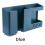 2 in 1 Wall-Mounted Mobile Phone Remote Control Storage Box Multifunctional Punch-Free Storage Rack Wall Debris 4pcs 6