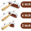 Rolo de Borracha para Estampar em 3 Tamanhos: 6, 4 e 2 Polegadas, com Cabo de Madeira, Ideal para Carimbos, Papéis de Parede e Fitas Adesivas. 7