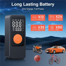 Tire Inflator Air Compressor Inflation Air Pump with Digital Gauge, 150PSI Tire Inflator with LED for Car Bike Motorbike