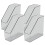 4PCS File Folder Storage Organizer Bin Hold Notebooks, Binders, Envelopes, Magazines for Home Office, Work Desktops 1