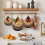 Boho Decor Hanging Wall Baskets Set for Kitchen 3 Pcs Teardrop Baskets with Hooks Storage Fruit Onion Vegetable Potato B 5