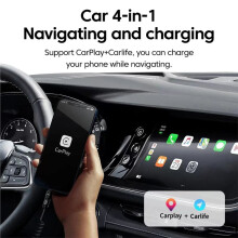 240W 4-in-1 Car Spring Data Cable for ,USB C Fast Charging for CarPlay,Retractable Charging Cable 2pcs