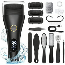 Electric Callus Remover Professional Foot Polisher Pedicure Machine Rechargeable Heel Scrubber for Smooth Feet Care B