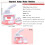 86Pcs Kid Gift Button Maker Machine, 55+35MM Pin Making Button Press with 36Pcs Button Parts+Circle Cutter+Picture B 8