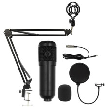 BM800 Studio Recording Microphone Kit Music Condenser Mic for Pc Streaming, Broadcasting,Podcasting, Singing, Home