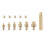 Heat Insert Nut Iron Tip Kit for 3D Printer Brass Thread Embedded Heat Insertion Soldering Iron Tool Set 1