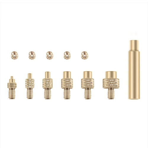 Heat Insert Nut Iron Tip Kit for 3D Printer Brass Thread Embedded Heat Insertion Soldering Iron Tool Set