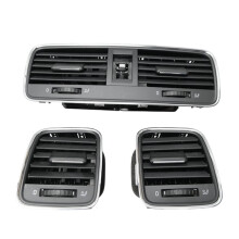 Car Dashboard Air Conditioning Outlet Assembly A/C Vent Grille Panel for 2014-2017 Car Accessories