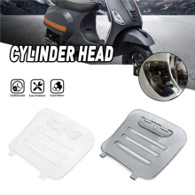 Motorcycle Cylinder Cooling Cover Radiator Protector Guard for S125 S150 LXV VXL150 2013-2024 Transparent