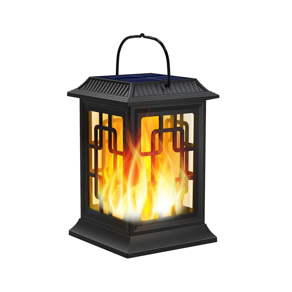 Upgraded Solar Flickering Flames Hanging Solar Powered Lantern Waterproof Garden Ornaments For Yard Pathway Patio Light 4711253284111
