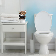 This 3-Piece Highland Bull Figurine Set is A Perfect Gift for Bull Lovers, for Decorating Homes, Gardens,Bathrooms.