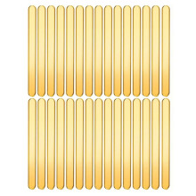 35pcs Gold Acrylic  Sticks, Reusable  Sticks for Cakesicle Sticks, Bulk Glitter  Sticks