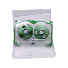 55 Minutes Reel to Reel Blank Cassette Double-Sided Metal Small Open Disk Blank Cassette Tape Tape Disk Recording Tape A
