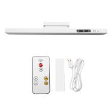 Barre Lumineuse Rechargeable 5 Couleurs, Intensité Variable, Éclairage Miroir, Plafonnier de Cuisine Rechargeable avec Télécommande