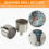 Diamond Drill Bits Set 10PC Diamond Hole Saw Set Glass Drill Bits para Ceramic Tile Porcelain Marble Granite Stone Bottles 8