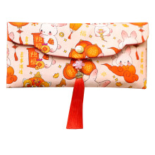 3pcs Rabbit Year Red Lucky Money Bags