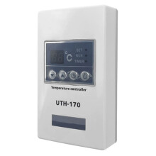 UTH-170 Sauna-Temperaturregler, Heizfilm-Thermoregler mit LCD-Display und Touch-Tastenbedienung für Saunen A