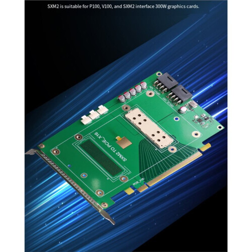 Carte Adaptatrice GPU SXM2 Vers PCIe X16 pour V100 2
