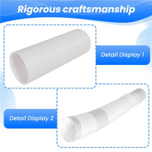 Exhaust Hose 130 mm,Exhaust Hose for Air Conditioning,PVC Hose, Air Conditioning Pipe, Ventilation Hose, Retractable 2 M