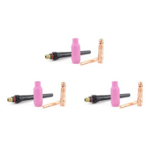 12PZ per WP26 WP17 WP18 Argon Torcia di Saldatura TIG Consumabili Elettrodi di Tungsteno Collet Punta Ugello di Allumina Tappo Della Tazza