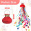 40Pack Streamers Popper Hand Throw Streamers No Mess Confetti Magic Paper Cracker for Celebration Birthday Propose 2
