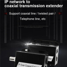 3X IP Network to Coaxial Extender Transfer From Net Cable Transmission to Coax 500M Ethernet Converter for CCTV