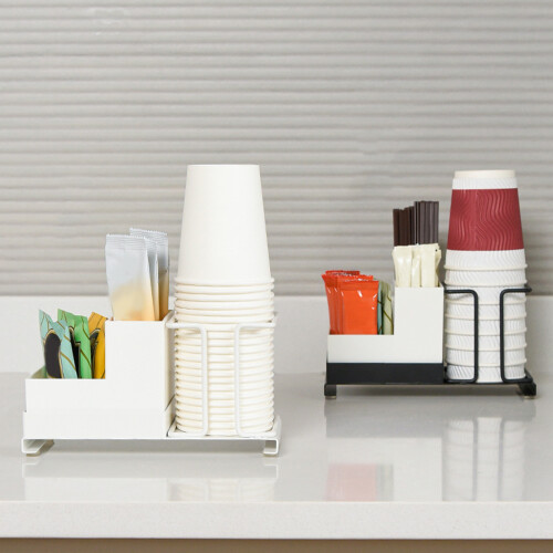 Stackable Coffee Cup Organizer Carbon Steel2Pack 2