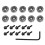 60Pcs Router Bits Top Mounted  Bearings Guide for Router Bit Bearing Repairing Replacement Accessory Kit 2