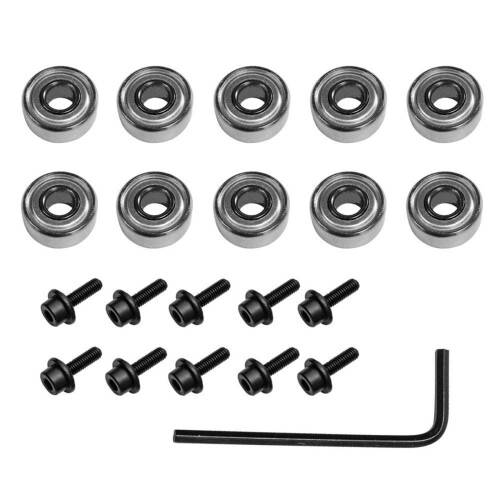 60Pcs Router Bits Top Mounted  Bearings Guide for Router Bit Bearing Repairing Replacement Accessory Kit 1